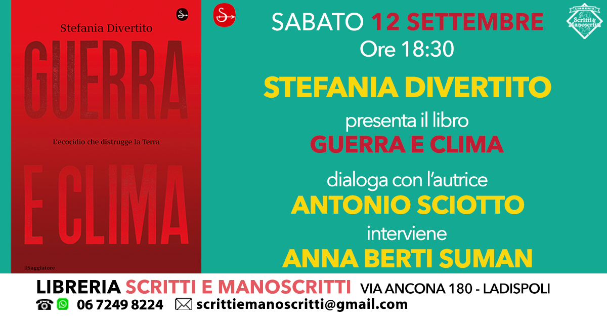 Stefania Divertito parte da Scritti!