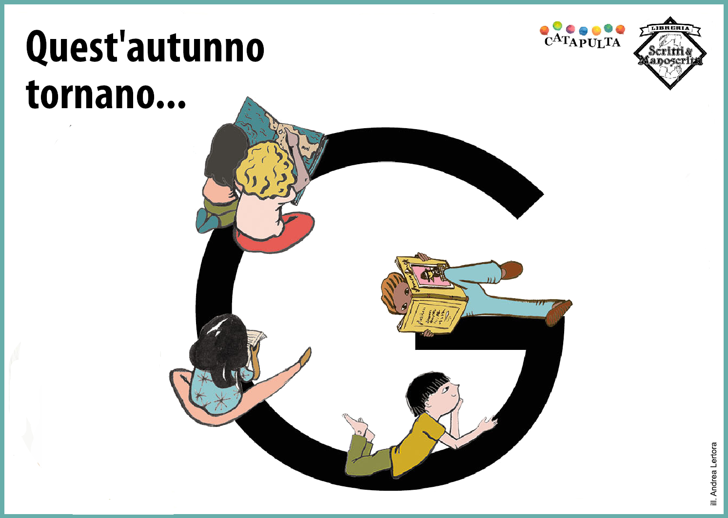 Calendario dei gruppi di lettura per bambini e ragazzi ottobre