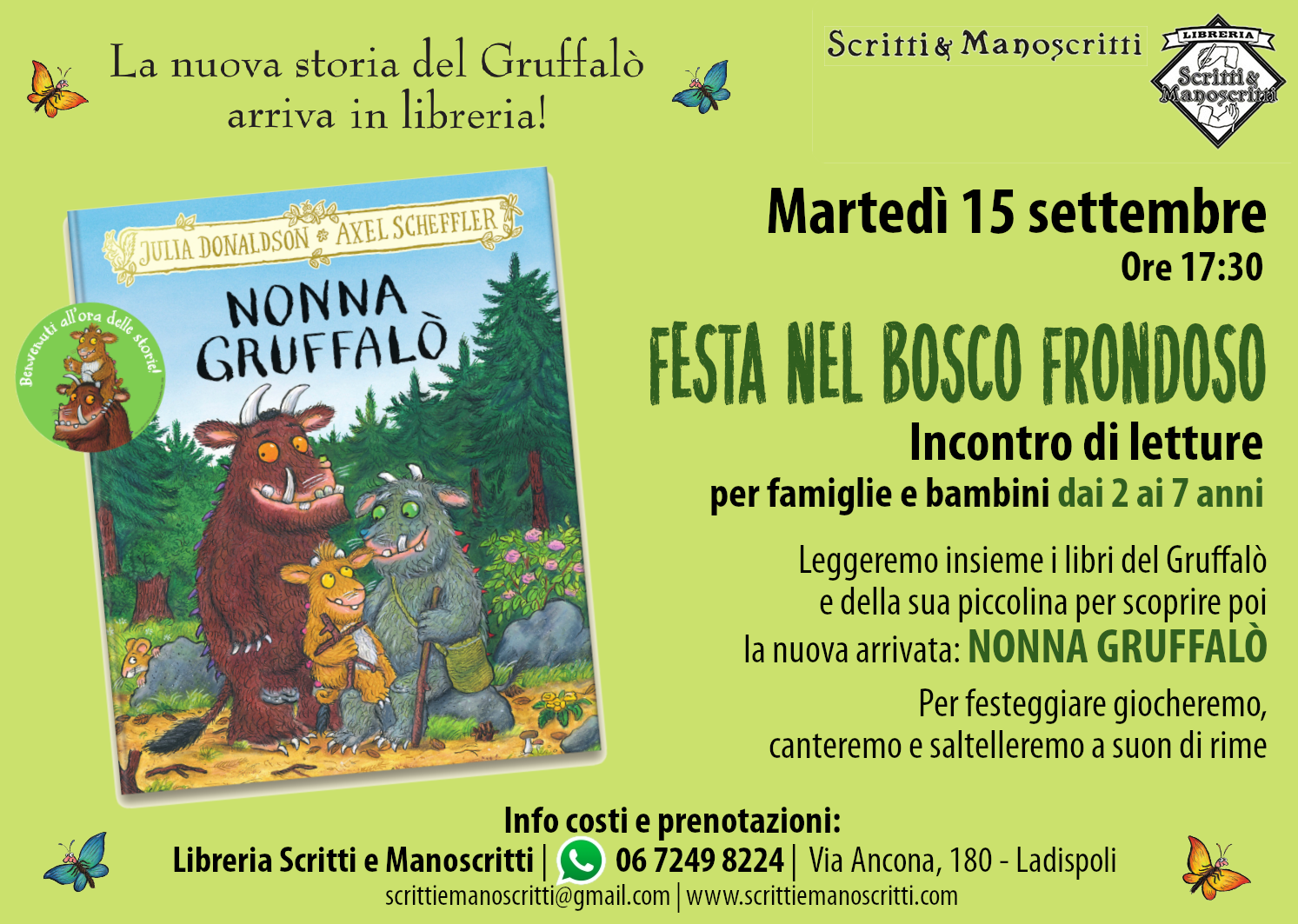 Festa nel bosco frondoso!