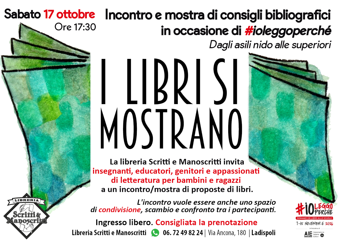 I libri si mostrano per #ioleggoperché 2026