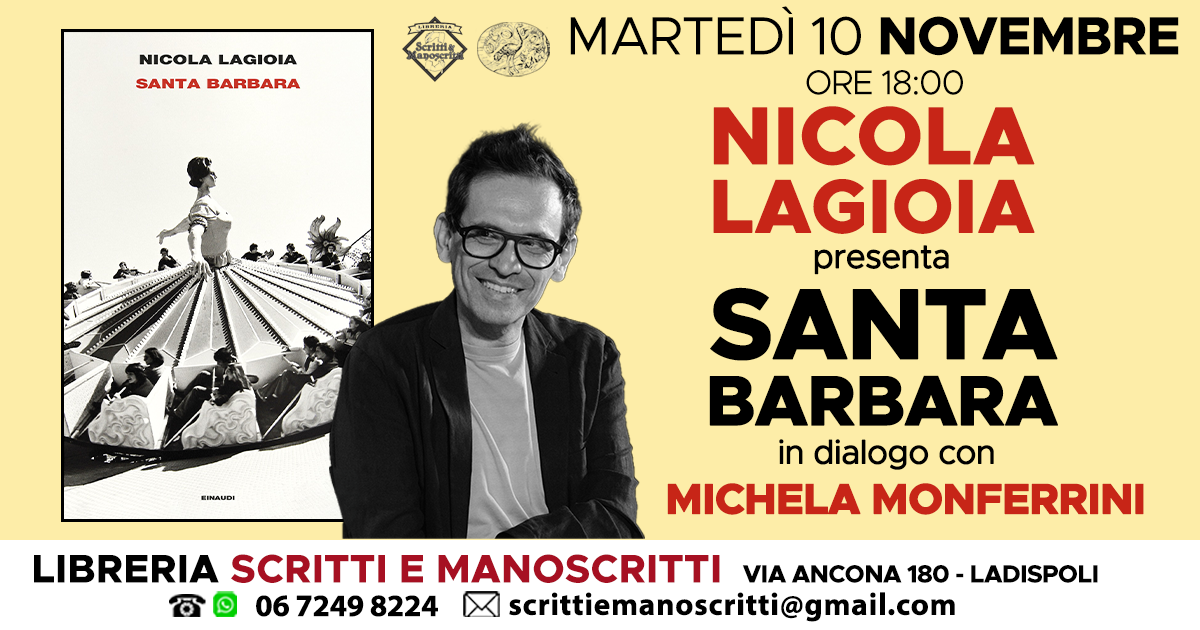 Nicola Lagioia in libreria!